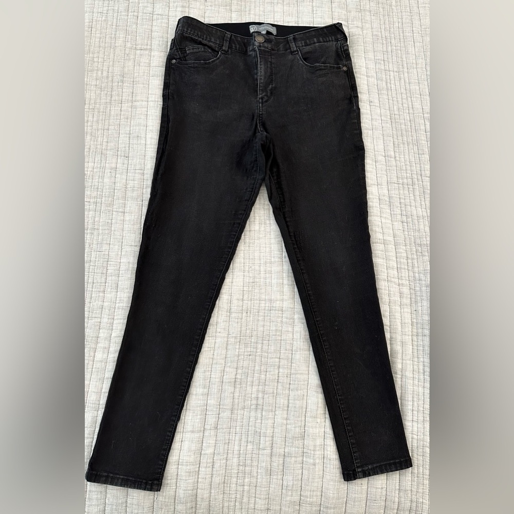 Wit & Wisdom 'Ab'Solution Black Ankle Skinny Jeans